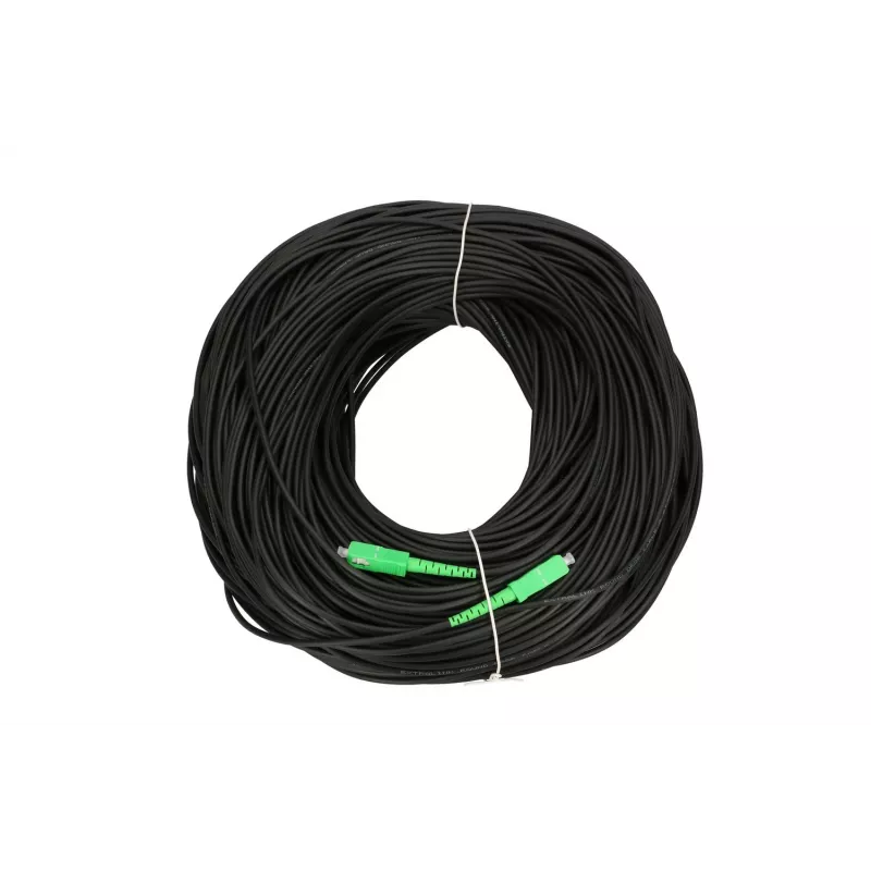 Extralink SC/APC-SC/APC ielāpu vads apaļais nolaižamais vienmoda simpleksais G.657A2 150m