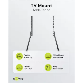 Goobay 58525 TV kronšteins 177,8 cm (70 ) Melns (58525)