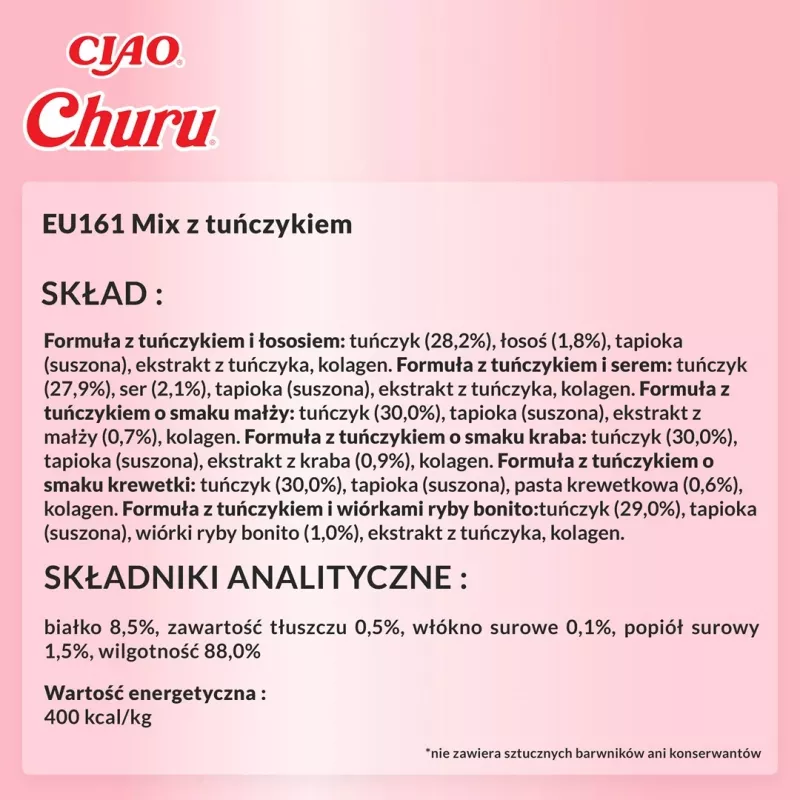 INABA Churu Variety box Tuna – kaķu gardumi – 60 x 14g