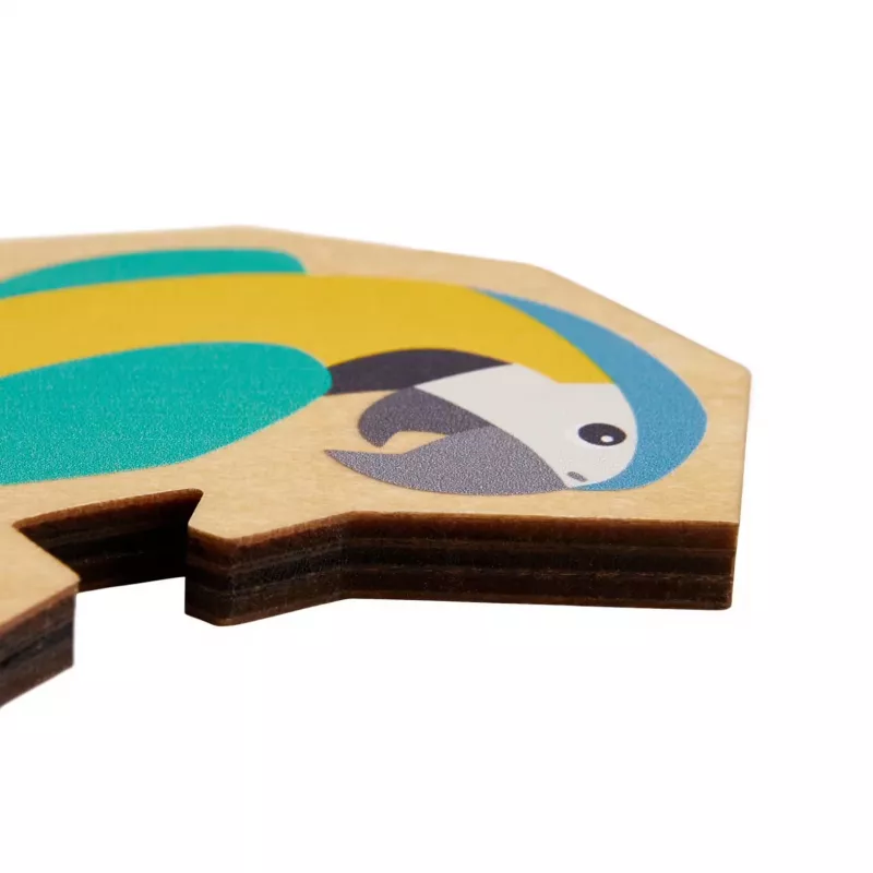 2-in-1 puzle Papagei