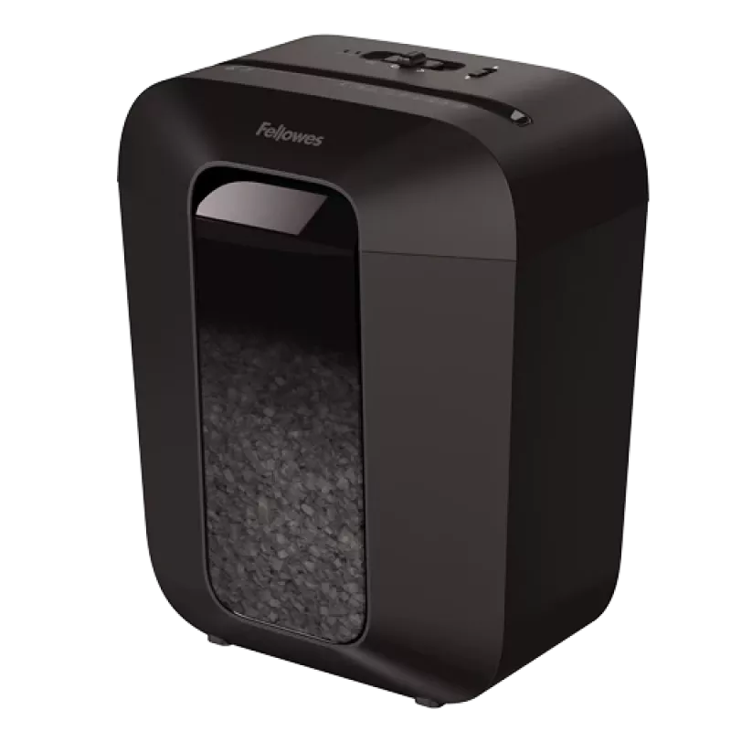 Fellowes Powershred LX41 papīra smalcinātājs, daļiņu smalcināšana, melns