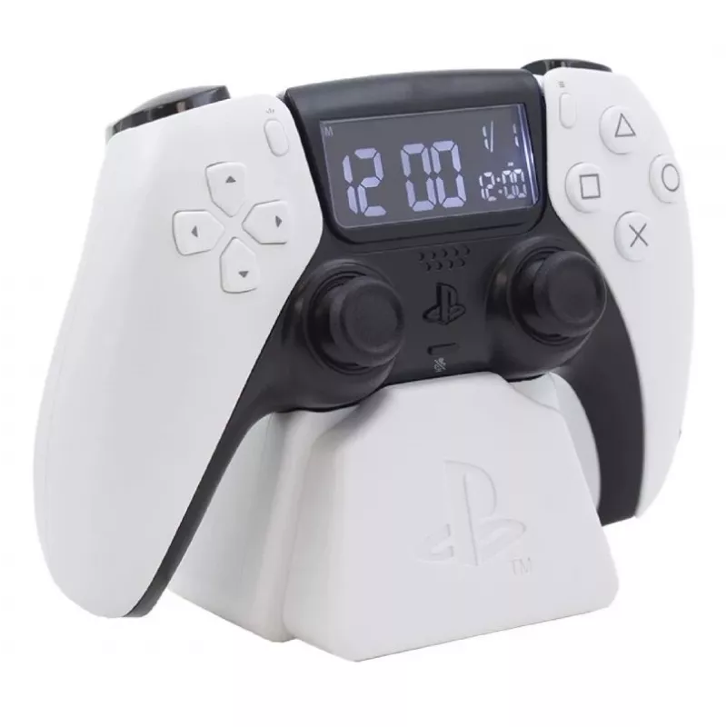 Modinātājpulkstenis Paladone PS5 PP9405PSV3 ar LED displeju, darbināms ar baterijām