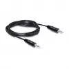 Audio kabelis DeLOCK 84438 5m 3.5mm vīrišķais–vīrišķais Melns