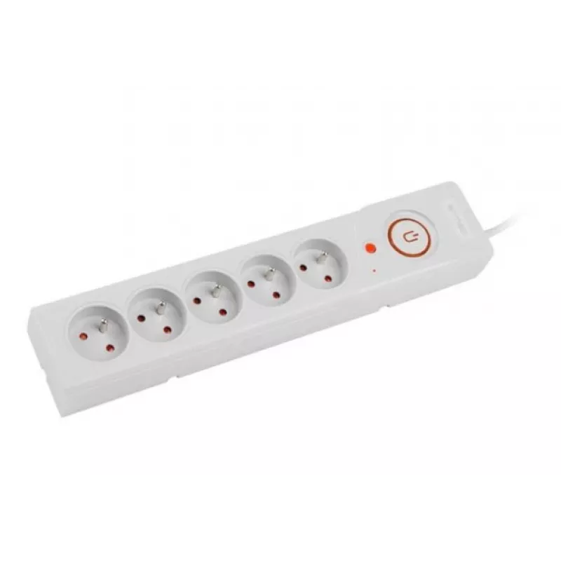 Strāvas sloksne Armac Z5 1,5m 5X 230V PL 10A kabeļu organizators pelēks
