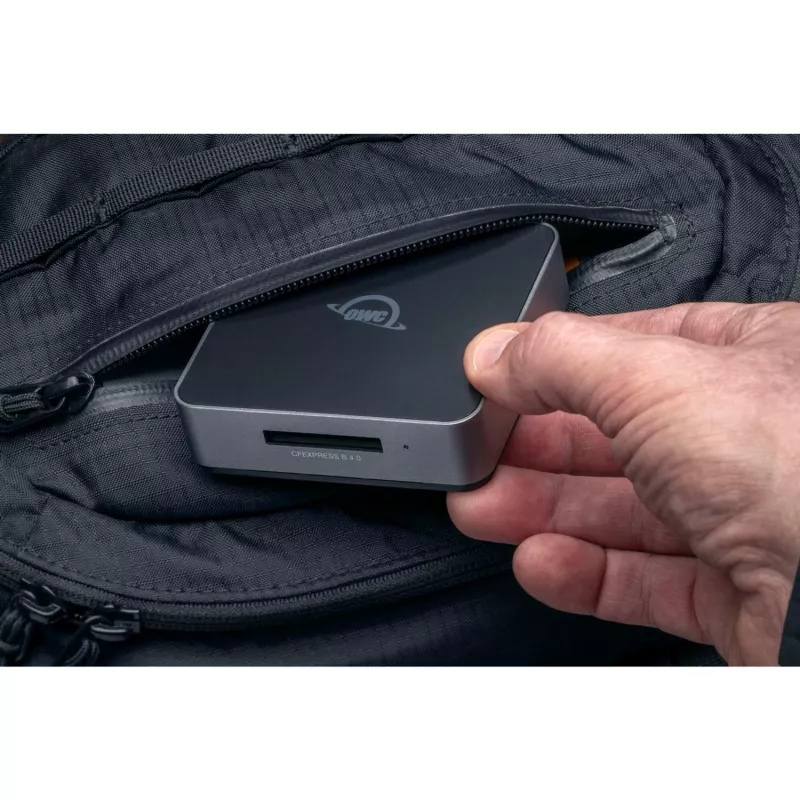 Karšu lasītājs OWC OWCTCCFXB4RDR — USB 3.2 Gen 2 Type-C, CFexpress/SD/SDXC, Melns, 8256 Mbit/s