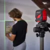 Lāzera nivelieris Einhell TC-LL 2 G — pašizlīdzinošs zaļš krusts un 360° līnija