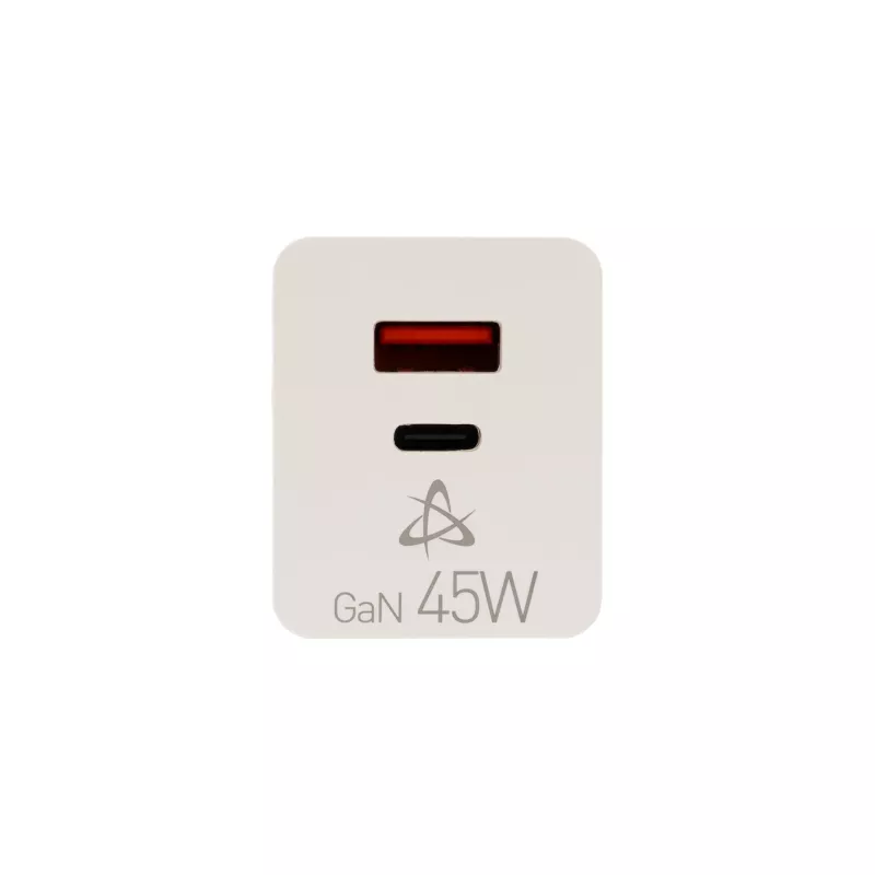SBOX mājas lādētājs HC-45 45W GaN divu ieeju sienas lādētājs