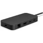 Dokstacija Microsoft Surface USB4 Dock vadu savienojums, melna — saderīgām Surface ierīcēm, vadu USB4 savienojamība