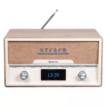 Personīgais CD atskaņotājs Denver MDA-525LW Koks 10W DAB+ FM