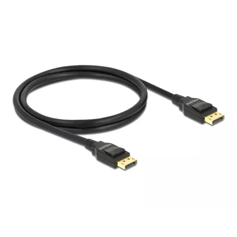 DisplayPort kabelis DeLOCK 82423 1 m vīrietis–vīrieris melns
