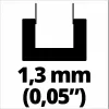 Ķēdes zāģa sliede Einhell 4500332 52 cm melna balta