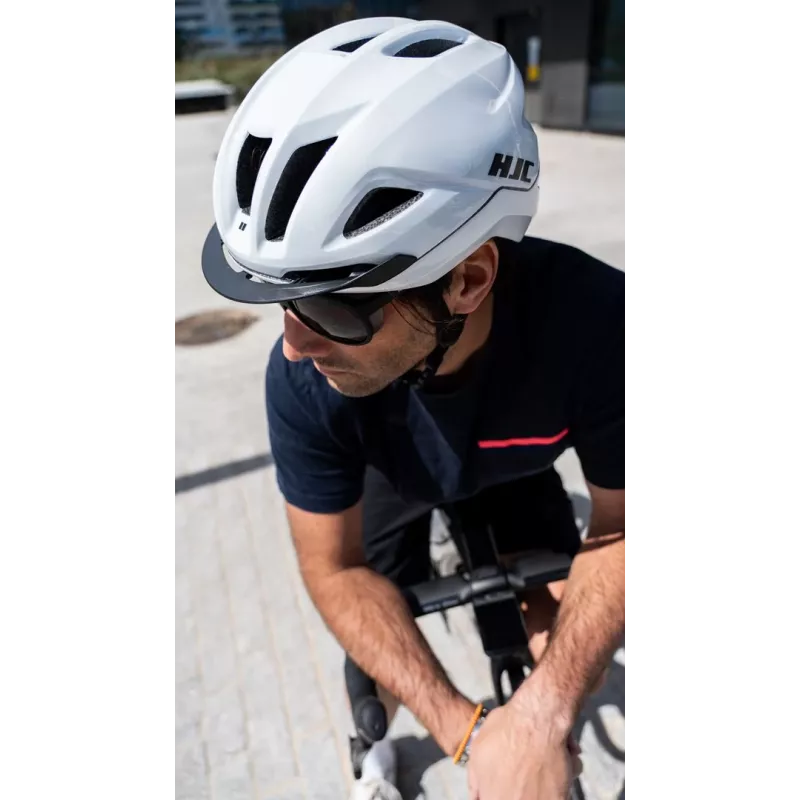 Velosipēda ķivere HJC Crosser, balta, izmērs L