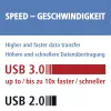 Hama 123900 karšu lasītājs USB 3.2 Gen 1 (3.1 Gen 1) Melns, Sudraba