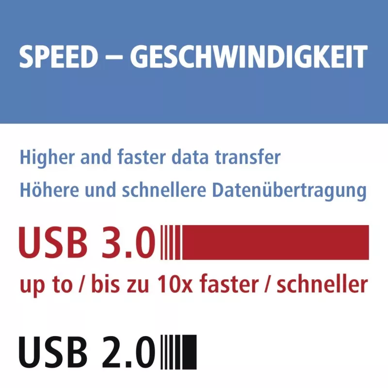 Hama 123900 karšu lasītājs USB 3.2 Gen 1 (3.1 Gen 1) Melns, Sudraba