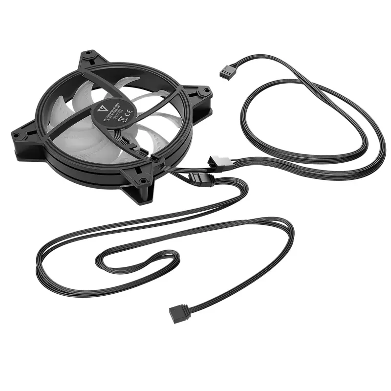 Datora dzesēšanas ventilators MODECOM VOLCANO APEX 140 ARGB Melns Reverse 140mm