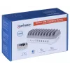 Manhattan Charging Station, 10x Ports: 3x USB-C (up to 18W PD) and 7x USB-A (up to 12W), 120W Total Output, balta/pelēka, Three Year Warranty