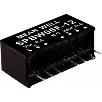 Strāvas adapteris/pārveidotājs MEAN WELL SPBW06F-05, 6 W jauda, 5 V