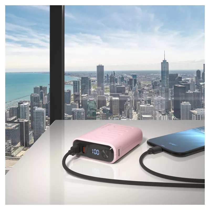 Pārnēsājams akumulators RealPower PB-10000C PD+ 10000 mAh