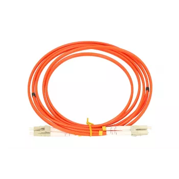 FTTH optiskās šķiedras kabelis Extralink EX.3753 OM2 3 m LC–LC pilna dupleksa, sarkans