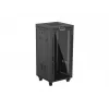 Brīvi stāvošs statīvu skapis LANBERG FF01-6624-12BL 24U 19 collu 600×600 mm, IP20, 1200 kg, melns