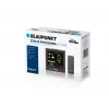 Laika stacija BLAUPUNKT WS25BK — iekštelpu/āra temperatūras un mitruma monitors, melna, 1 sensors, LCD displejs