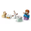 Būvniecības rotaļlieta LEGO DUPLO 10455 Disney Annas un Elsas ledus pils ballīte — DUPLO komplekts, 54 detaļas, 4 minifigūras, vecumam 2+