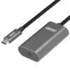 USB kabelis UNITEK U305A 5m USB 3.2 Gen 1 USB C pelēks