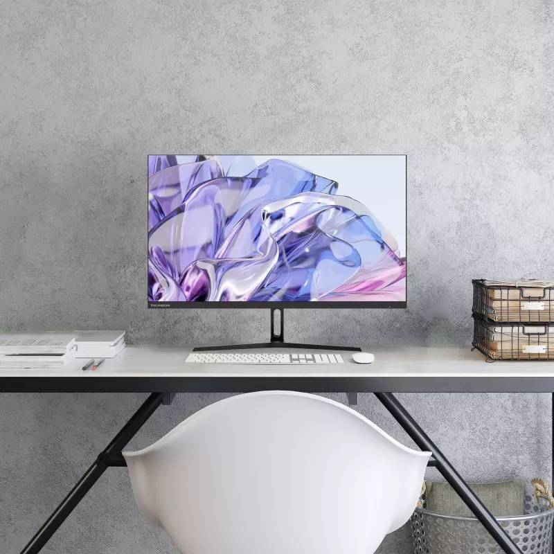 Monitors THOMSON M24FB2Y14 24 collas (61 cm) Full HD 1920x1080 VA LED, 14 ms, VESA, Melns