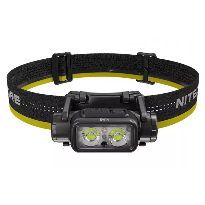 Galvas lukturītis Nitecore NU45 1700 lm LED melns IP68