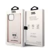 Karl Lagerfeld KLHCP14MCTRI Iphone 14 Plus / 15 Plus 6.7 Hardcase Rozā / Rozā Caurspīdīgs Choupette Korpuss