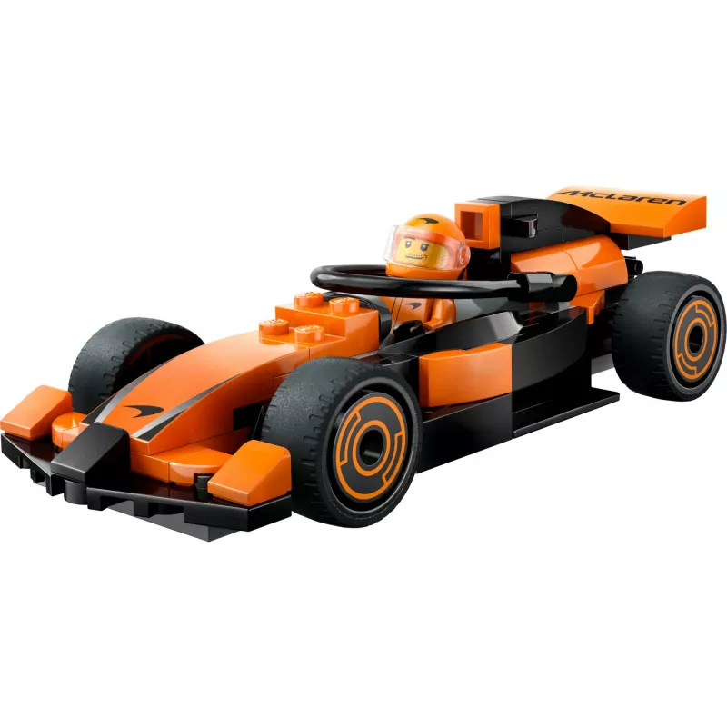 LEGO City F1 Racer McLaren Racing Car 60442 — konstruktoru komplekts, 86 detaļas, 1 minifigūra, vecumam 6+