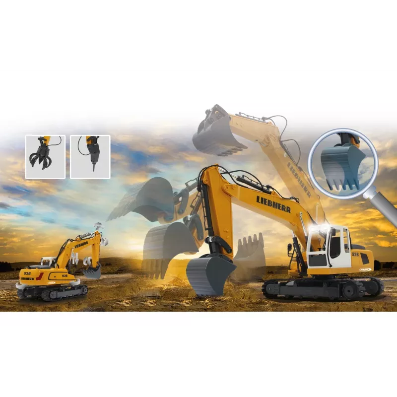 JAMARA Liebherr R936, ekskavators, 1:20, 8 gadi, 1,22 kg