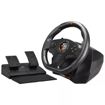 Subsonic SA5595-PC spēļu kontrolieris melns USB stūre + pedāļi