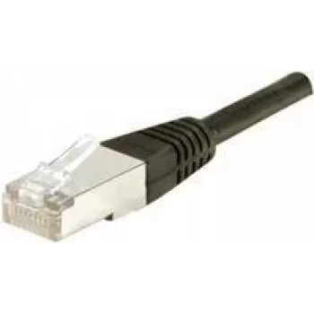 Tīkla kabelis Dexlan 858375 melns 0,5 m Cat6a S/FTP
