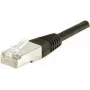 Tīkla kabelis Dexlan 858375 melns 0,5 m Cat6a S/FTP