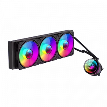 Gamemax | CPU Liquid cooler | ICEBURG 360 INFINITY | Melns