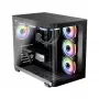 Datora korpuss LC-Power LC-8001B-ON Midi Tower, melns