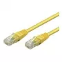 Wentronic Goobay CAT 5e komutācijas kabelis, U/UTP, dzeltens, 10 m - CCA vara maisījums (68346)