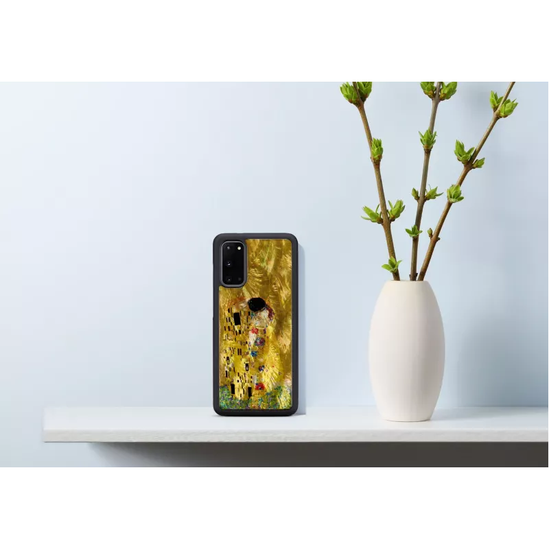 Aizsargmaciņš iKins viedtālrunim Samsung Galaxy S20, melns, plāns TPU vāciņš