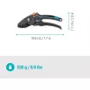 GARDENA dārza šķēres PremiumCut Flex 12250-20 ar ergonomisku rokturi vieglu dizainu