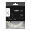 Gembird CCP-USB3-AMCM-6-W USB kabelis USB 3.2 Gen 1 (3.1 Gen 1) 1,8 m USB A USB C Balts