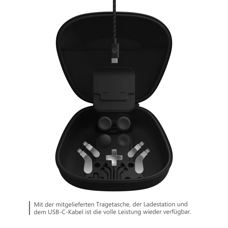 Spēļu kontrollera piederums Microsoft Xbox Elite Wireless Controller Series 2 Complete Component Pack melns sudrabains