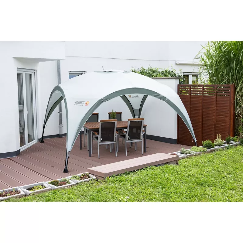 Pasākumu nojume Pavillon, 3,65 x 3,65 m (gaiši pelēka/pelēka)