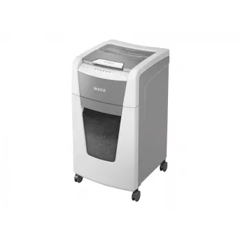 Leitz IQ Autofeed Office 300 automātiskais papīra smalcinātājs P4, krusta smalcināšana, 22 cm, 4 x 30 mm, 60 L, 500 lapas, 55 dB