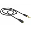 Audio kabelis DeLOCK 84716 0,5 m 3,5 mm melns