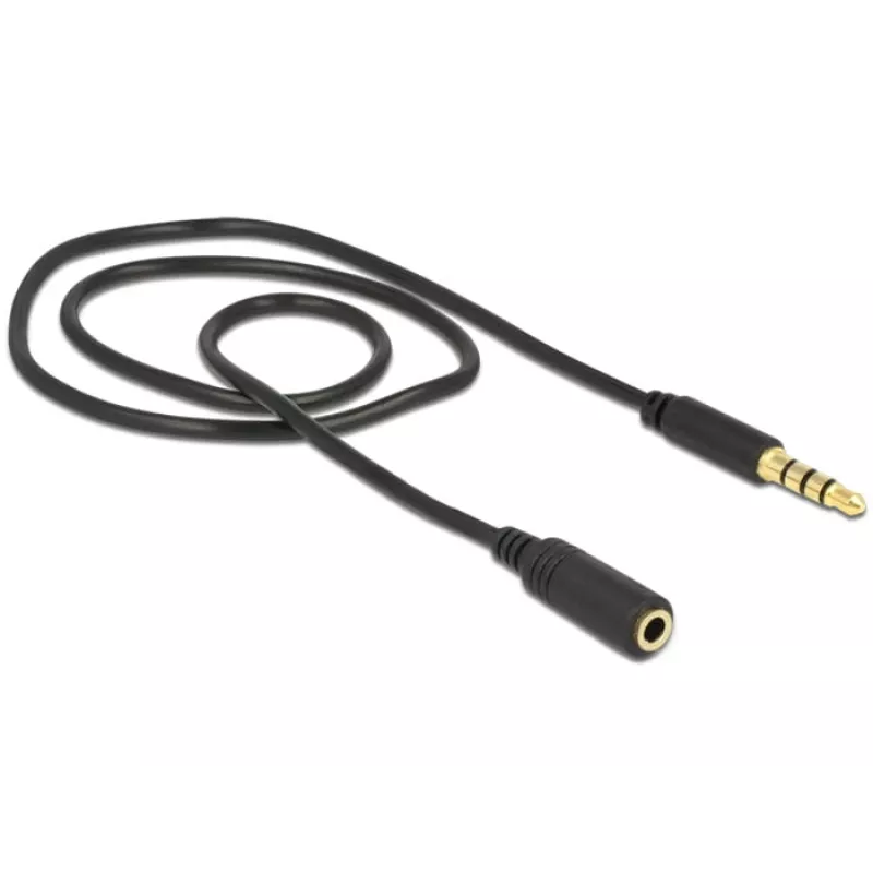 Audio kabelis DeLOCK 84716 0,5 m 3,5 mm melns