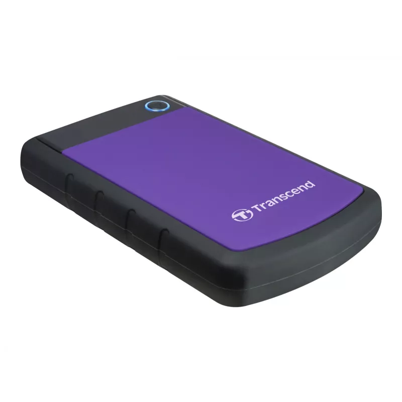 Transcend StoreJet 25H3P - Festplatte - 1TB - extern - 6,4 cm (2.5) - SuperSpeed USB - 5400 U/min - Puffer: 8MB - brilliant purple (TS1TSJ25H3P)