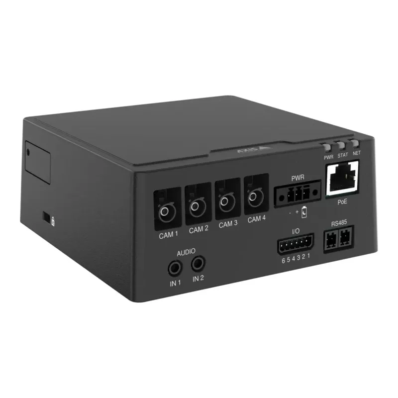 Bāzes modulis AXIS F9114-R Mk II — iekštelpām paredzēts vadu Ethernet, 10/100/1000 Mbps, 10–48 V, 12,7 W tipiski