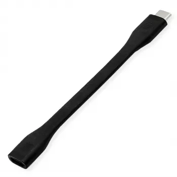ROLINE kabeļa adapteris USB4 Gen3x2 40Gbit/C-C ST/BU plakans - kabelis - digitāli/dati
