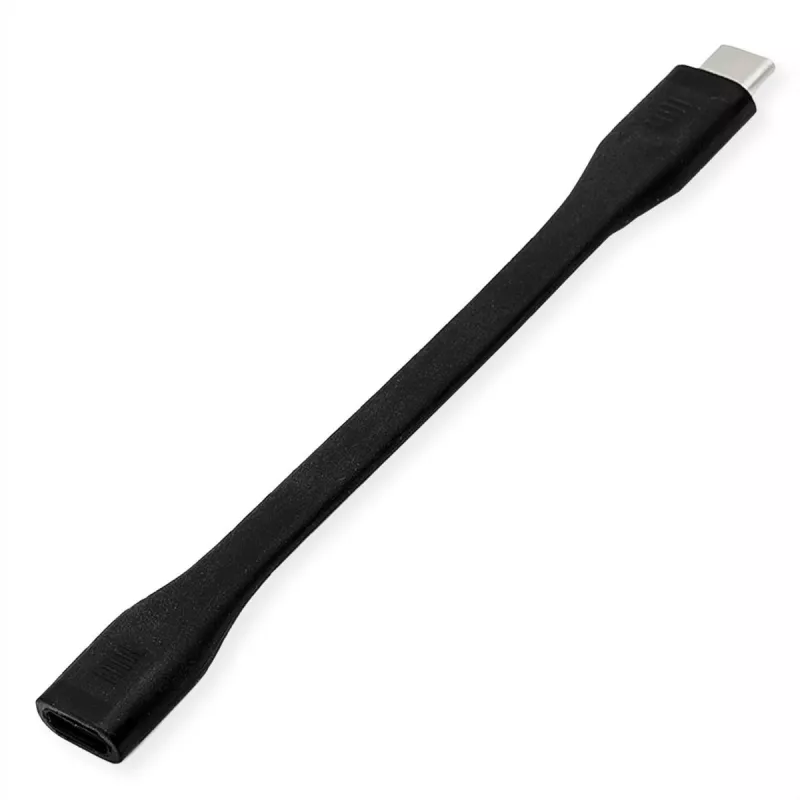 ROLINE kabeļa adapteris USB4 Gen3x2 40Gbit/C-C ST/BU plakans - kabelis - digitāli/dati